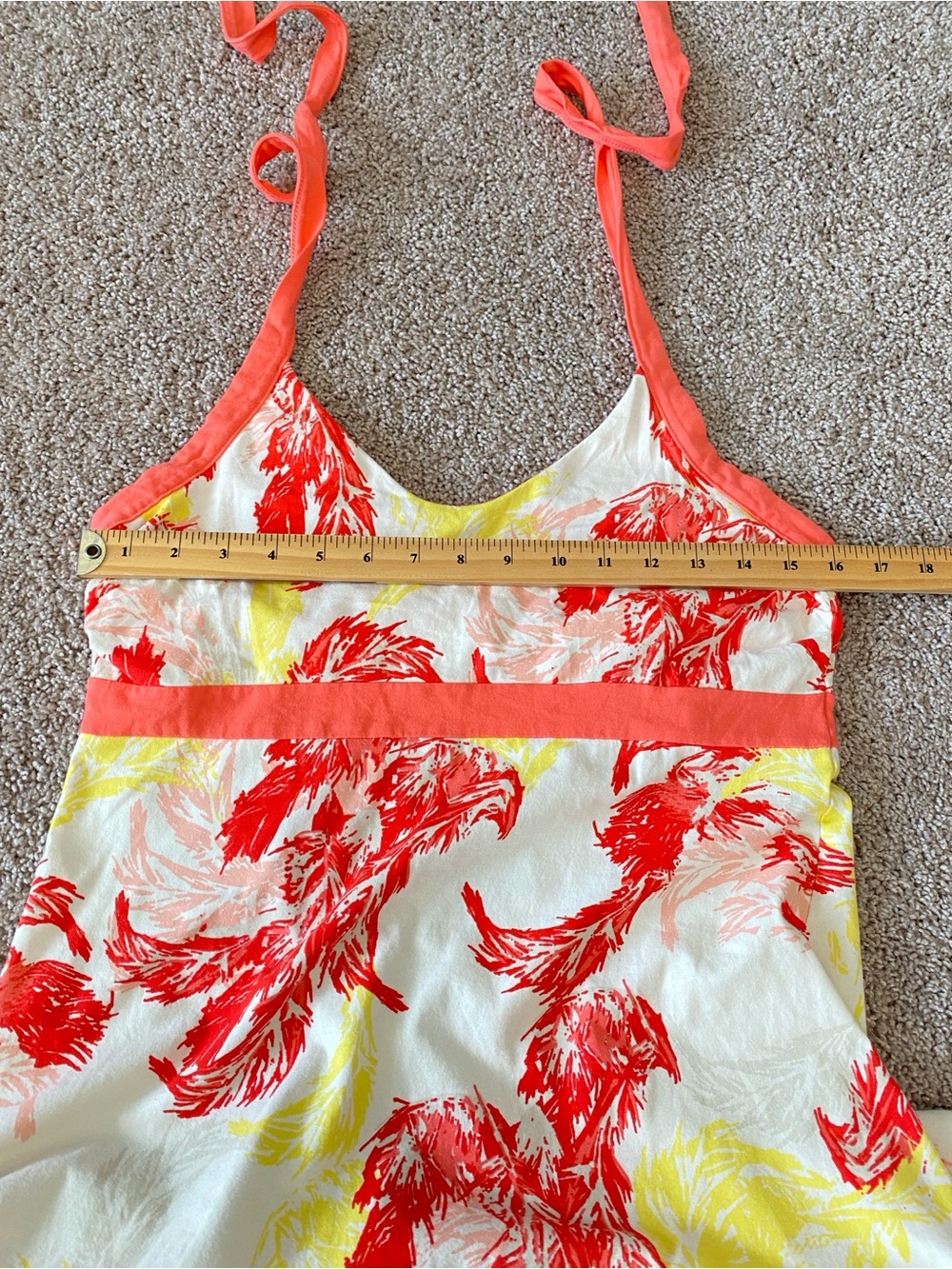 Patagonia Iliana Halter Dress Sz L Organic Cotton Blend - Picture 8 of 9